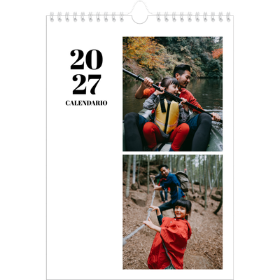 Calendario personalizado A4 — Serif y momentos [portada]