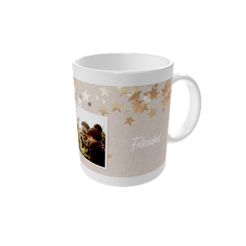 Tazas personalizadas — Confeti de estrellas