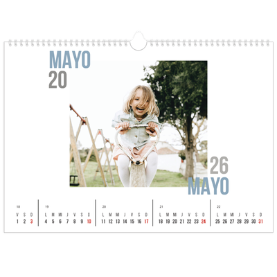 Calendario A3 horizontal — Tipo de pareja [portada]