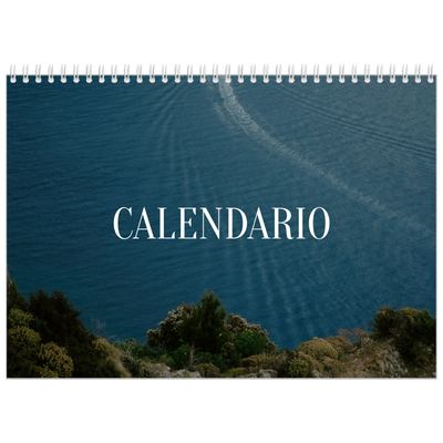Calendario personalizado doble A4 — Escapada infinita [portada]