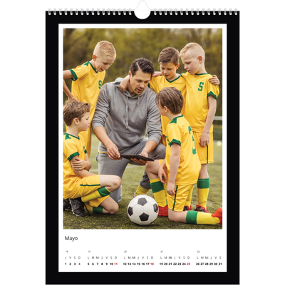 Calendarios A3 — Marco negro [portada]