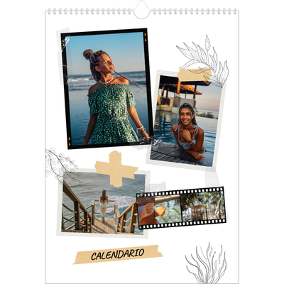 Calendarios A3 — Scrapbook con estilo [portada]