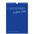 Calendario personalizado A5 — Clásico cobalto [portada]