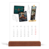 Calendario de mesa con base de madera - vertical  — Scrapbook con estilo [Abril]