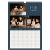 Calendarios A3 — Pizarra y caligrafía [Febrero]