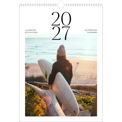 Calendarios A3 — Atardeceres surferos [portada]