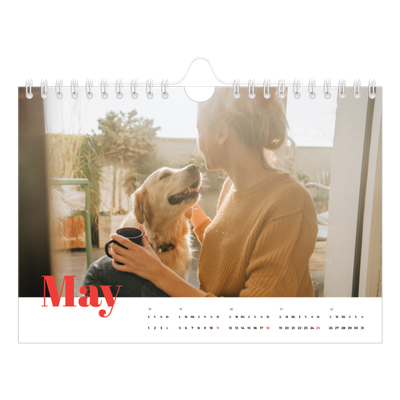 Calendario personalizado A5 — Un año genial [portada]