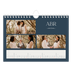 Calendario personalizado A5 — Pizarra y caligrafía [Abril]