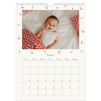 Calendario personalizado A3 — Pequeñas cerezas