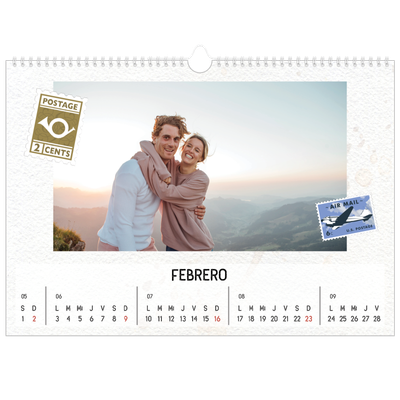 Calendario A3 horizontal — Parts unknown [Febrero]