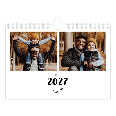 Calendario personalizado A5 — Escrito a mano [portada]