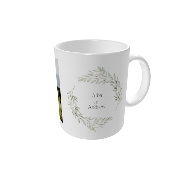 Tazas personalizadas — Boda en el jardín