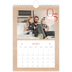 Calendario personalizado A5 — Toques de rojo [portada]