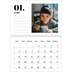 Calendario personalizado doble A4 — Serif y momentos [Enero]
