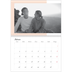 Calendario personalizado doble A4 — Pantallas de color [Febrero]