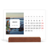 Calendario de mesa con base de madera - apaisado  — La historia completa [Marzo]