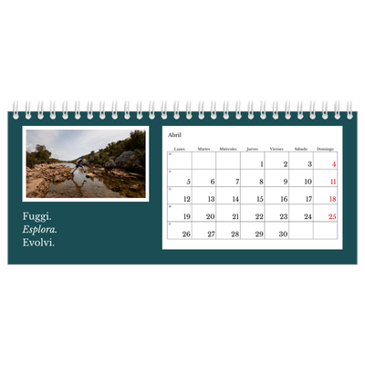 Calendarios de mesa — Tierra editorial [Abril]