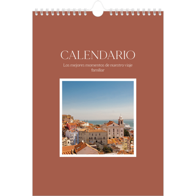 Calendario personalizado A4 — Colores clásicos [portada]