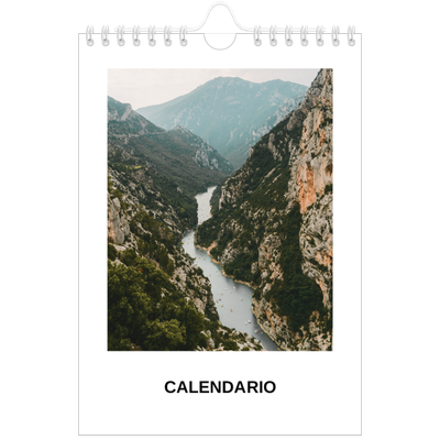 Calendario personalizado A5 — Foto simple [portada]
