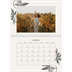Calendario personalizado doble A4 — Tinta y hiedra [Febrero]