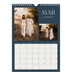 Calendario personalizado A4 — Pizarra y caligrafía [Marzo]