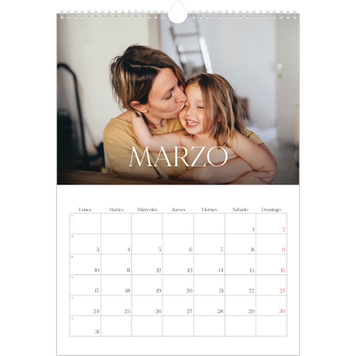 Calendarios A3 — Doce grandes meses [Marzo]
