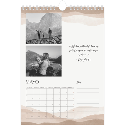 Calendario personalizado A4 — Citas que inspiran [portada]