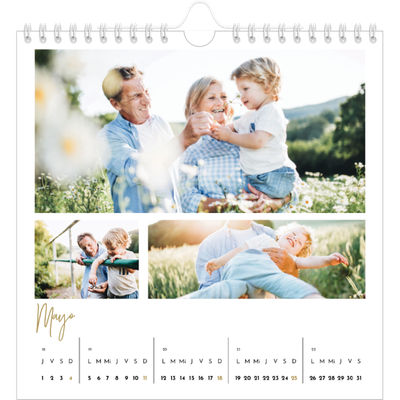 Calendarios Cuadrados — Texto en garabatos [portada]