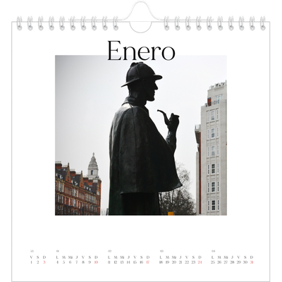 Calendarios Cuadrados — Mi diario de viaje [Enero]
