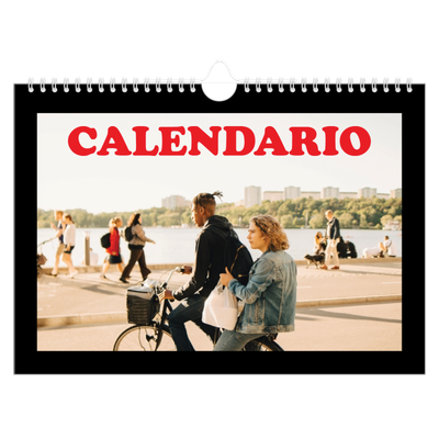 Calendario A4 horizontal — Tipo divertido [portada]