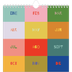 Calendarios Cuadrados — Divertido y colorido [portada]
