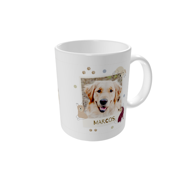 Tazas personalizadas — Cachorro juguetón