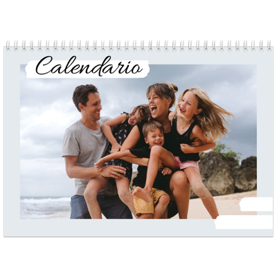 Calendario personalizado doble A4 — Tonos apagados [portada]