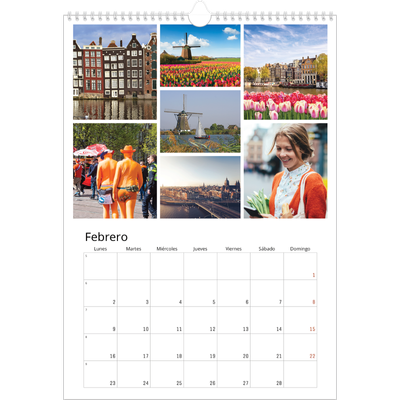 Calendarios A3 — Estructura [Febrero]