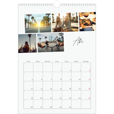 Calendarios A3 — Descanso de la ciudad [Abril]