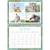 Calendario personalizado doble A4 — Tapiz floral [Marzo]