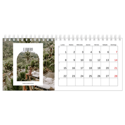 Calendarios de mesa — El arco abierto [Febrero]