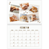 Calendario personalizado doble A4 — Gatito juguetón [Febrero]