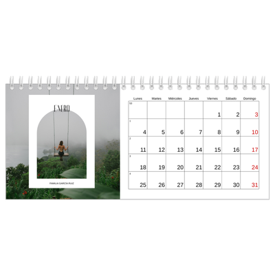 Calendarios de mesa — El arco abierto [Enero]