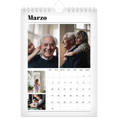 Calendario personalizado A5 — Recién salido del horno [Marzo]