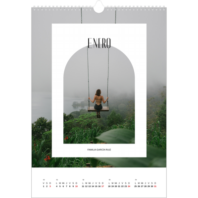 Calendarios A3 — El arco abierto [Enero]