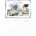 Calendario personalizado doble A4 — Efecto pincel [Enero]