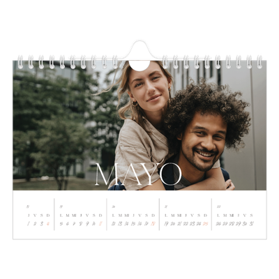 Calendario personalizado A5 — Más grandioso que la vida [portada]