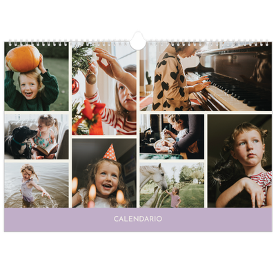 Calendario A3 horizontal — Capítulos pastel [portada]