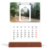 Calendario de mesa con base de madera - vertical  — El arco abierto [portada]