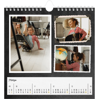Calendarios Cuadrados — Colección de fotos [Marzo]
