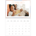 Calendario personalizado doble A4 — Efecto pincel [Febrero]