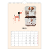 Calendario personalizado A4 — Perros y garabatos [Marzo]