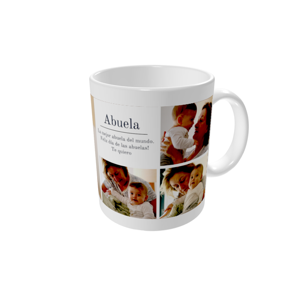 Tazas personalizadas — Mensaje para la abuela