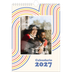 Calendario personalizado A4 — Líneas retro [portada]